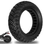 GLDYTIMES 10x3 Off-road Solid Tire, 255x80(80/65-6) Tubeless Snow Tire Fit for Kugoo Kirin M4 (Pro)/ Varla Eagle One/Kaabo Wolf Warrior/Apollo ghost/Yume y10/Zero 10x/Nanrobot D4 D6+ Electric Scooter