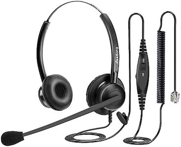 Beebang Telephone Headset with Microphone Noise Canceling, RJ9 Phone Headsets for Office Landline Deskphone Call Center, Work for Cisco IP Phones 78811 8841 8845 8851 7960 7962 7965 7811 7821