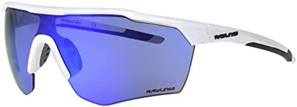 Rawlings Boys' Pitch Perfect Sunglasses Shield, Shiny White, 65mm