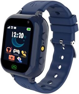 Kids Smart Watch Boys Girls, Smart Watch for Kids with Phone Calls SMS SOS 25 Games HD Camera Video Music Player Alarm Step Counter, Kids Watch for Boys Girls Toys Birthday Gifts for 4-12 Years Old