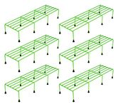 ORCHID ENGINEERS 24 inch Plant Stand For Balcony, For Flower Pot Stand, Pot Stand For Outdoor Plants, Planter Stand, Stands For Pots, Plant Stand For Indoor Plants, Pack of 6 Green