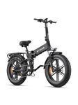 ENGWE ENGINE PRO 2.0 Electric Bicycle for Adults, 48V 16Ah Removable Battery, 20 x 4.0 Inch Fat Tyres (Grey1)
