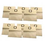 Sun Joe SWD-8GB-10PK Universal Replacement Paper Filter Bag for SWD8000 Wet/Dry Vacuum and Others | 10 Pack