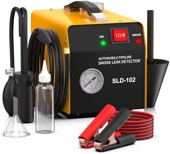 GODIAG SLD102 Nebelmaschine Kfz Rauchmaschine Lecksuchgerät mit Eingebauter Luftpumpe Nebelmaschin Kfz Werkstatt mit Manometer für DC12V ATVs, Autos, Motorräder, Schneemobile, Boote