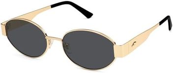 SOJOS Retro Oval Sunglasses for Wom