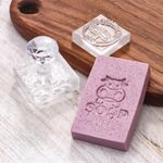 Custom Your Logo Stamp, Acrylic Stamp for Soap, Clay Signature, Personalized Pottery Stamp, Wedding Cookie Stamp, Gifts for Soapmakers