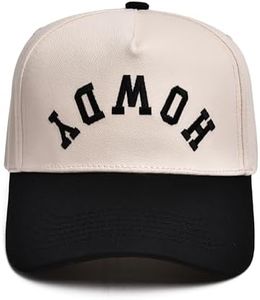 Funny Howdy Trucker Hats for Men Women - Fit Outdoor and Daily Use Funny Cute Slogan Hat - Adjustable Cotton Cap - Birthday Christmas Valentines Day Gifts for Men Women,Wife,Husband,Lover,Fiancée