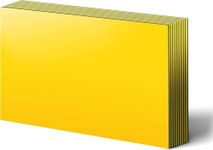 LLPT Dry Erase Magnetic Sheets 6 Packs 8.3" x 12.2" Reusable Washable No Adhesive Trimable Sticker Notes for Refrigerator Desktop Shelf DIY Whiteboard Color Yellow (MSY912)
