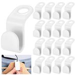 PIANKEKE 65 Pcs Clothes Hanger Connector Hooks, Space Saver Hangers, Space Saving Coat Clothes Connectors Hangers Hooks for Wardrobe Closet Garderobe Organiser Hooks Space Saving Savers- White