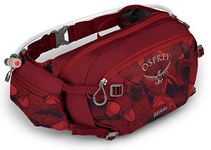 Osprey Seral 7 Lumbar Bike Hydration Pack, Claret Red, One Size