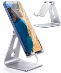 GVTECH Universal Desktop Stand for Cell Phones, Phone Dock Cradle holder stand Base for Mobile Phones and Tablets (up to 10.1 Inches) iPhone 11 12 Pro Max, Xs X 8 7 6S Plus, HUAWEI, Samsung