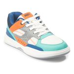 ID Men's Colourblocked Sea Green Lace-Up Casual Sneakers