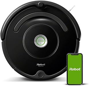 iRobot Roomba Vac Robot Vacuum (Q0120) - Easy to use, Power-Lifting Suction, Multi-Surface Cleaning, Smart Navigation Cleans in Neat Rows, Self-Charging, Alexa, 675