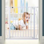 Babykins Auto Close Baby Safety Gate for Kids | Dog Gate with Easy Walk-Thru | Child Gate | Baby Gate for House, Stairs, Door | Safety Gate for Baby 75cm-85cm