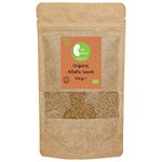 Organic Alfalfa Seeds (Sprouting) - Certified Organic - by Busy Beans Organic (500g)