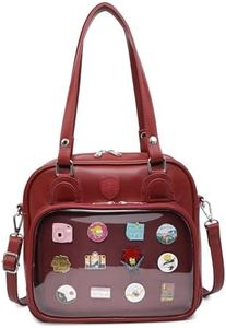 CHERRY SAUCE Ita Bag Multi-Purpose Backpack Crossbody Bag Messenger Shoulder Bags for Anime Display, Red, Sturdy