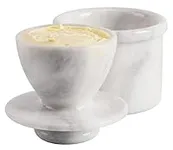 Butter Dish Cover Pot Handmade Marb