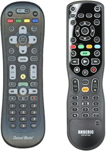 ANDERIC RRCM7500 for Channel Master DVR Remote Control CM7500XRC2 Replacement Remote for Channel Master - Works 100% - Works CM7500XRC2, CM7500GB16, CM7001, CM7004, CM7500TB1