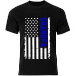 Grandpa Flag Shirt, Grandpa Flag Blue, Large