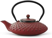 bredemeijer 27 fl oz. Cast Iron Teapot Red XILIN