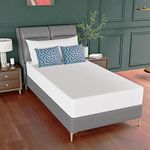 PayLessHere 10 Inch Twin Mattress Green Tea Memory Foam Mattress CertiPUR-US Certified,Medium-firm mattress，Removable Soft Cover,Fiberglass Free,Twin mattresses for Bed Frame, Bunk Bed, Trundle, White