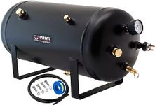 Vixen Horns 5 Gallon (18 Liter) 8 Ports Train/Air Horn Tank System/Kit 200 PSI with Gauge,Pressure Switch,Drain and Safety Valve,Compression Fitting,Male Plug,Hose,Thread Sealant VXT5000