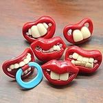 6Pack Funny Pacifier for Newborn Ba