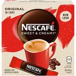 Nescafé Sweet and Creamy Original Instant Coffee Mix Box, Original, 6 Count