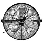 Simple Deluxe 20 inch Industrial Wall Fan - High Velocity Wall Mounted Fan 3 Speed for Industrial, Commercial, Residential, and Shop Use