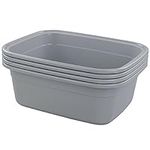 Jekiyo Plastic Dish Tubs, Grey Wash