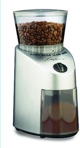 Capresso 560Infinity Conical Burr Grinder, Brushed Silver, 8.5-Ounce