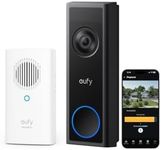eufy Security Video Doorbell Camera Wireless C31 with Chime, 2K FHD, Dual Power Options, Live Video Call, Easy Installation, Quick-Release Battery, 24/7 Recording, No Monthly Fee