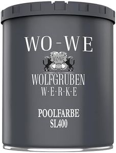 WO-WE Schwimmbadfarbe Poolfarbe Schwimmbeckenfarbe Lichtgrau ähnl. RAL 7035-750ml