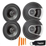 Polk MM652 6.5" Coaxial Speakers Bundle Includes 2 Pair with Marine and Powersports Certification