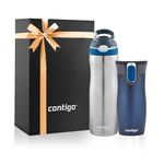 Contigo Premium Luxury Gift Box for All Occasions l West Loop Travel Mug 470 ml & Ashland Chill Bottle 590 ml