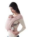 Ergobaby Embrace Baby Carrier Specially for Newborns from Birth with Head Support, Spreadable Cross Straps and Supportive Waistbelt, Super Soft and Ergonomic, 2 Carry Positions, 3-11 Kgs, Blush Pink