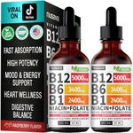 (2 Pack) Vitamin B12 and B6 Liquid 