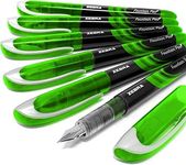 Zebra Fuente - Disposable Fountain Pen - Green Ink - Pack of 6