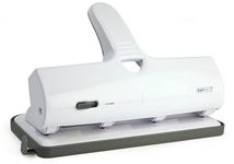 Rapesco 1324 ALU 40 Heavy Duty, 4-Hole Punch, 40 Sheet Capacity, White