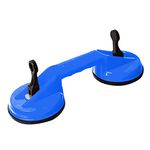 Silverline Double Suction Pad 70kg (675088), Blue