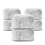 Pack of 6 Replacement Charcoal Water Filters By Housewares Solutions for Keurig Brewers - Keurig Compatible Water Filter Cartridges Universal Fit (NOT CUISINART) for Keurig 2.0 & 1.0 Coffee Makers