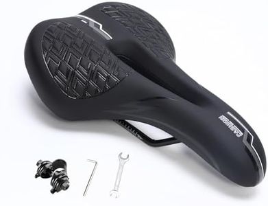 RIXOW Sillin Bicicleta Cómodo, Asiento de Bicicleta con Espuma Memoria, Ergonómico Sillín de Bicicleta para Hombre Mujer, Impermeable Sillin Bici para MTB, Ciclismo en Carretera