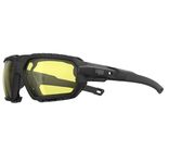 HTS HUNTERSKY Q37 Protective Powersports anti fog yellow tinted night vision driving riding glasses hunting Shooting Airsoft Skydiving Wind Dust proof