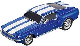 Carrera 64146 Ford Mustang '67 Racing Blue GO!!! Analog Slot Car Racing Vehicle 1:43 Scale