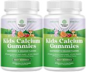 Natures Craft Tasty Kids Calcium Gummies - Vitamin D & for Children with Muscle Bone Development Gelatin-Free Kosher Childrens 30ct (2 Pack)