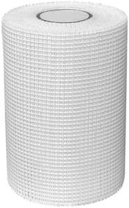Acuteye Drywall Mesh Tape, 6IN X 90FT 100% Fiberglass 8 Mesh Drywall Repair Joint Tape Roll Self Adhesive for Patch Hole Wall Crack Seam