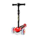 Tygatec Premium 3 Wheel Kids Scooter for Ages 3-14 Years – 100kg Weight Capacity with Durable Material & LED Wheels, Adjustable Handle with 40 Heights Levels, Heavy Duty, Rear Foot Brakes