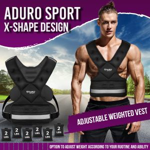 Aduro Sport Adjustable Weighted Vest – Fitness Training, Unisex