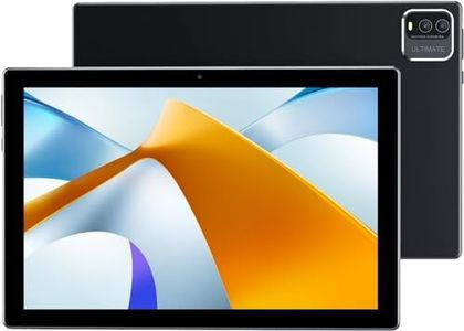 Tablet 10 Inch, Android 14 Tablets 64GB Storage and 1024GB Expand 8GB RAM, 2MP+8MP Dual Camera 1280x800 10.1" IPS HD Display Screen 6000mAh Long Battery Life Support WiFi & BT Tab (Silver)