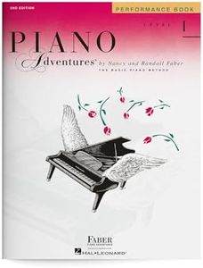 Piano Adventures: Performance Book - Level 1, 2nd Edition | Beginner Piano Songbook for Kids and Students | Piano Sheet Music with 24 Pieces in Varied Styles | Faber Piano Book for Practice